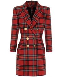 lpa double breasted blazer dress
