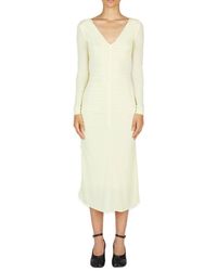 Isabel Marant - Laly Ruched Detailed Semi Sheer Dress - Lyst