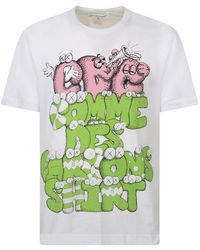 Comme des Garçons - X Kaws Graphic Print T-shirt - Lyst