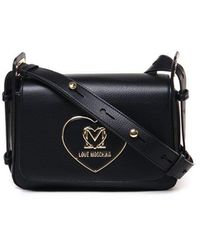 Love Moschino - Leather Flap Shoulder Bag - Lyst