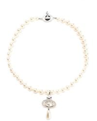 Vivienne Westwood - One Row Embellished Drop Choker - Lyst