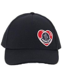 Moncler - Logo Patch Cruved Peak Baseball Cap - Lyst