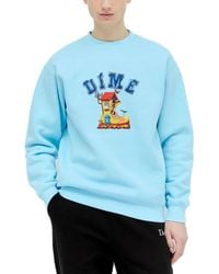 Dime - House Logo Printed Crewneck Sweatshirt - Lyst