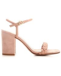 Gianvito Rossi - Braided Buckle-fastened Sandals - Lyst