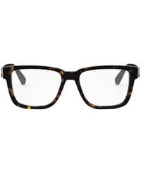 BVLGARI - Rectangular Frame Glasses - Lyst