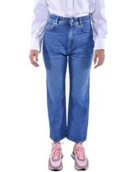 Weekend by Maxmara - Logo Patch Cropped Jeans - Lyst