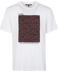 Michael Kors - Graphic Printed Crewneck T-Shirt - Lyst