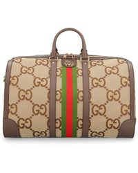 Gucci Jumbo GG Large Duffle Bag - Natural