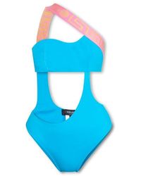 Versace - Asymmetrical One-piece Swimsuit - Lyst