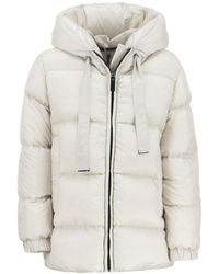 Max Mara The Cube - Zip-up Long-sleeved Down Jacket - Lyst