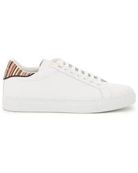 Paul Smith - Stripe-detailed Lace-up Sneakers - Lyst