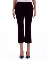 Saint Laurent Wool Cropped Trousers in 