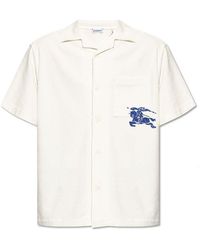 Burberry - Shirt With Logo, - Lyst