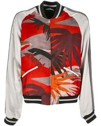 Palm Angels - Palm Tree-printed Zipped Bomber Jacket - Lyst