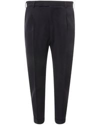 PT Torino - Pleat Detailed Slim Cut Trousers - Lyst