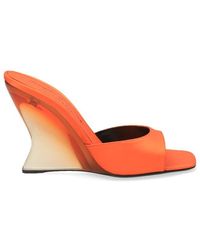 Sergio Rossi - Curved Heeled Mules - Lyst