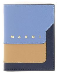 Marni - Mini Bifold Leather Wallet - Lyst