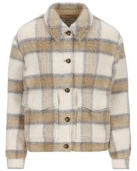 Woolrich - Check-pattern Buttoned Shirt Jacket - Lyst