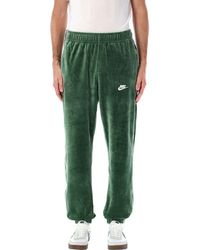 Nike - Sportswear Club Velour Trousers - Lyst