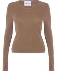 Kujten - Crewneck Long-Sleeved Jumper - Lyst