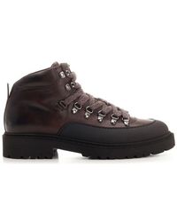 Doucal's - Lace-Up Padded Ankle Boots - Lyst