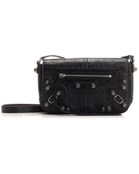 Balenciaga - Le Cagole M Flap Mini Bag Black - Lyst