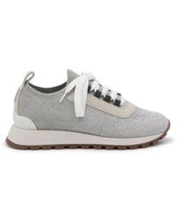 Brunello Cucinelli - Lace-up Low-top Sneakers - Lyst