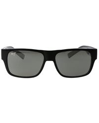 Maui Jim - Keahi Rectangular Frame Polarized Sunglasses - Lyst