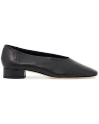 Aeyde - Aeyde Delia Square-Toe Ballet Flats - Lyst