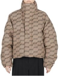 Balenciaga - Bb Monogram Puffer Jacket - Lyst