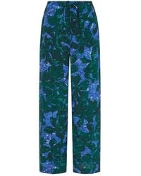 Dries Van Noten - Graphic Printed Drawstring Trousers - Lyst