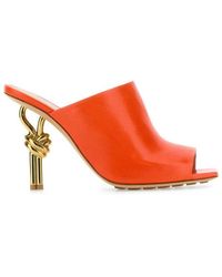 Bottega Veneta - Nappa Leather Knot Heels - Lyst