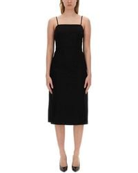 Theory - Midi Dress - Lyst