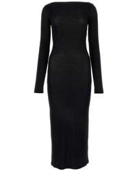 Saint Laurent - Viscose Blend Dress - Lyst