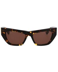 Bottega Veneta - Butterfly Frame Sunglasses - Lyst