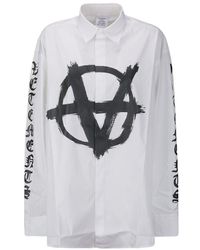 Vetements - Double Anarchy Long-sleeved Shirt - Lyst