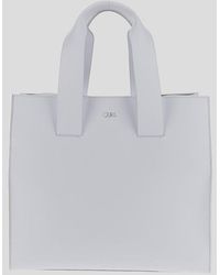 Quira - Logo Printed Top Handle Bag - Lyst