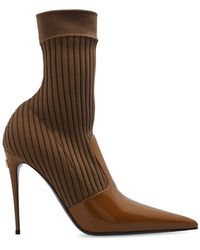 Dolce & Gabbana - Pointed-toe Heeled Boots - Lyst