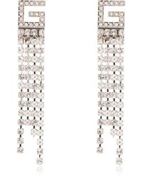 Gucci - Earrings With Crystal Fringes, - Lyst