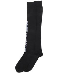 Comme des Garçons - Logo Jacquard Knee-length Socks - Lyst