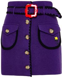 Cormio - Helga 3.0 Belted Knit Mini Skirt - Lyst