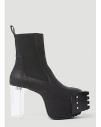 Rick Owens - Clear Heel Boots - Lyst