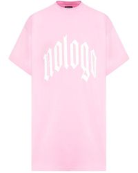 Balenciaga - No Logo Printed Large Fit T-shirt - Lyst