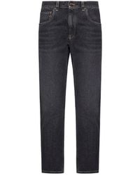 Brunello Cucinelli - Logo Patch Straight Leg Jeans - Lyst