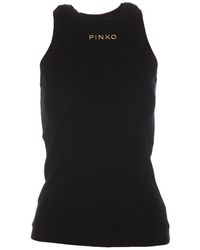 Pinko - Logo Tank Top - Lyst