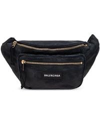 Balenciaga - Explorer Logo Patch Belt Bag - Lyst