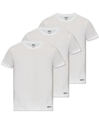 DIESEL - Three-Pack Of T-Shirts - Lyst