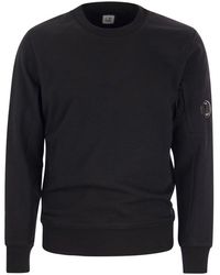 C.P. Company - Diagonal Raised Fleece Sweatshirt - Lyst