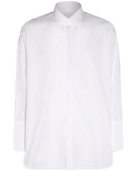 Ami Paris - Paris Poplin Texture Long-sleeved Buttoned Shirt - Lyst
