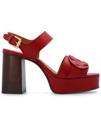 See By Chloé - Loys Heeled Sandals - Lyst